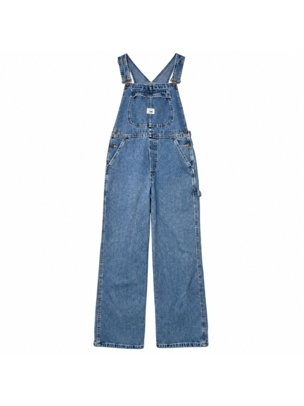 Lee Riveted Jean Bib Overalls Womens Medium Regular Vintage